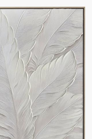 Textured Feather Canvas, 70x100cm