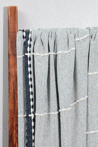 Cotton Denim Look Throw, 140x180cm