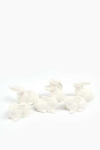Assorted Bunny Statue, 6x8cm