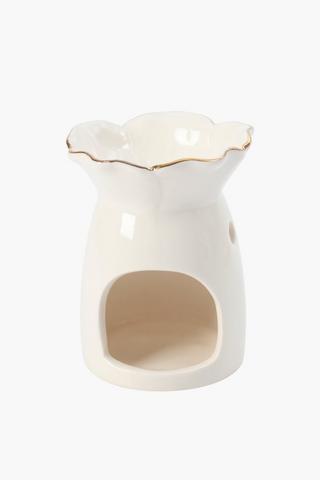 Victoria Floral Oil Burner, 8x10.5cm