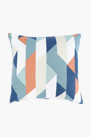 Printed Coega Geometric Scatter Cushion, 45x45cm