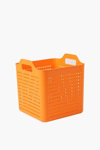 Check Tote Basket 26l