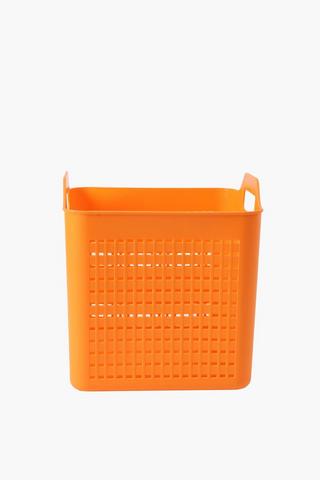 Check Tote Basket 26l