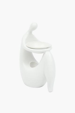 Ceramic Figure Oil Burner, 17x27cm