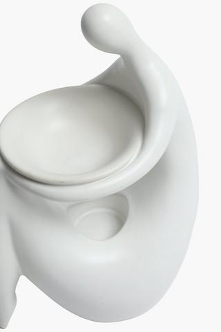 Ceramic Figure Oil Burner, 17x27cm