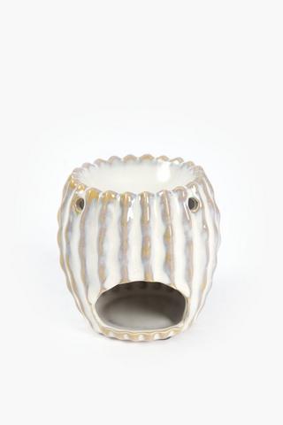 Ceramic Coastal Oil Burner, 10x10cm