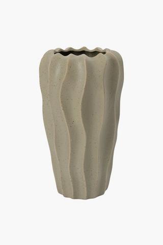 Ripple Ceramic Urn, 30cm