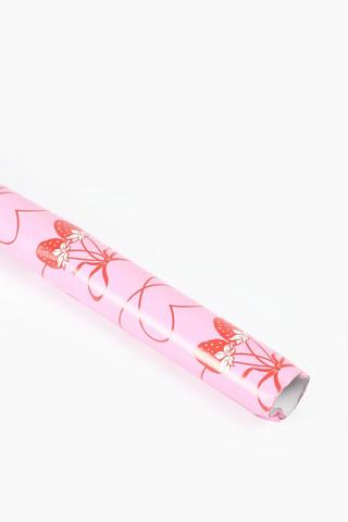 Strawberry Swirl 1m Gift Wrap