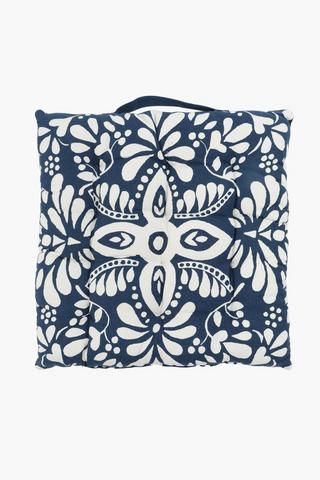 Villiers Cotton Chair Pad, 40x40cm