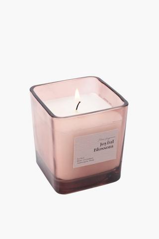 Joyful Blossom Square Candle, 130g