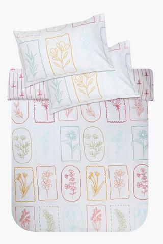Soft Touch Akasia Floral Reversible Duvet Cover Set