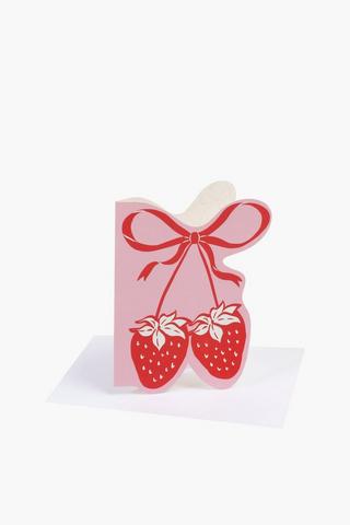 Valentines Gift Card Cherry