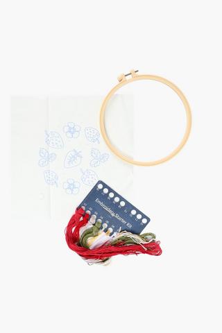 Embroidery Hoop Fruits