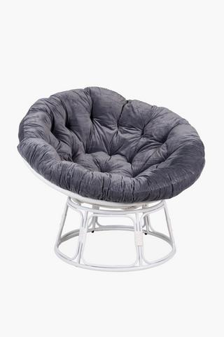 Rattan Veneer Comfy Chair