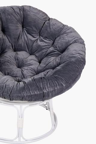 Rattan Veneer Comfy Chair