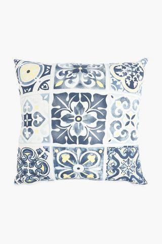 Printed Musina Tile Scatter Cover Only, 50x50cm