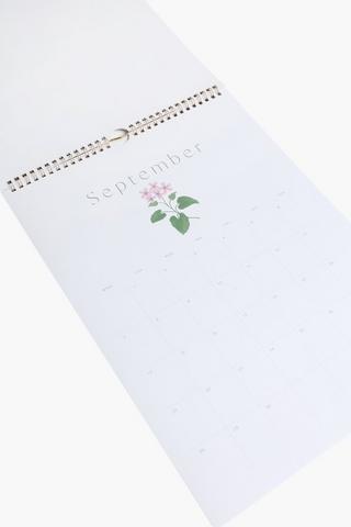 2026 Floral Wall Calendar