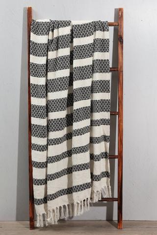 Geometric Tassel Throw, 140x180cm