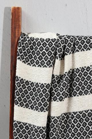 Geometric Tassel Throw, 140x180cm