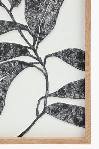 Textured Leaf Canvas, 40x50cm