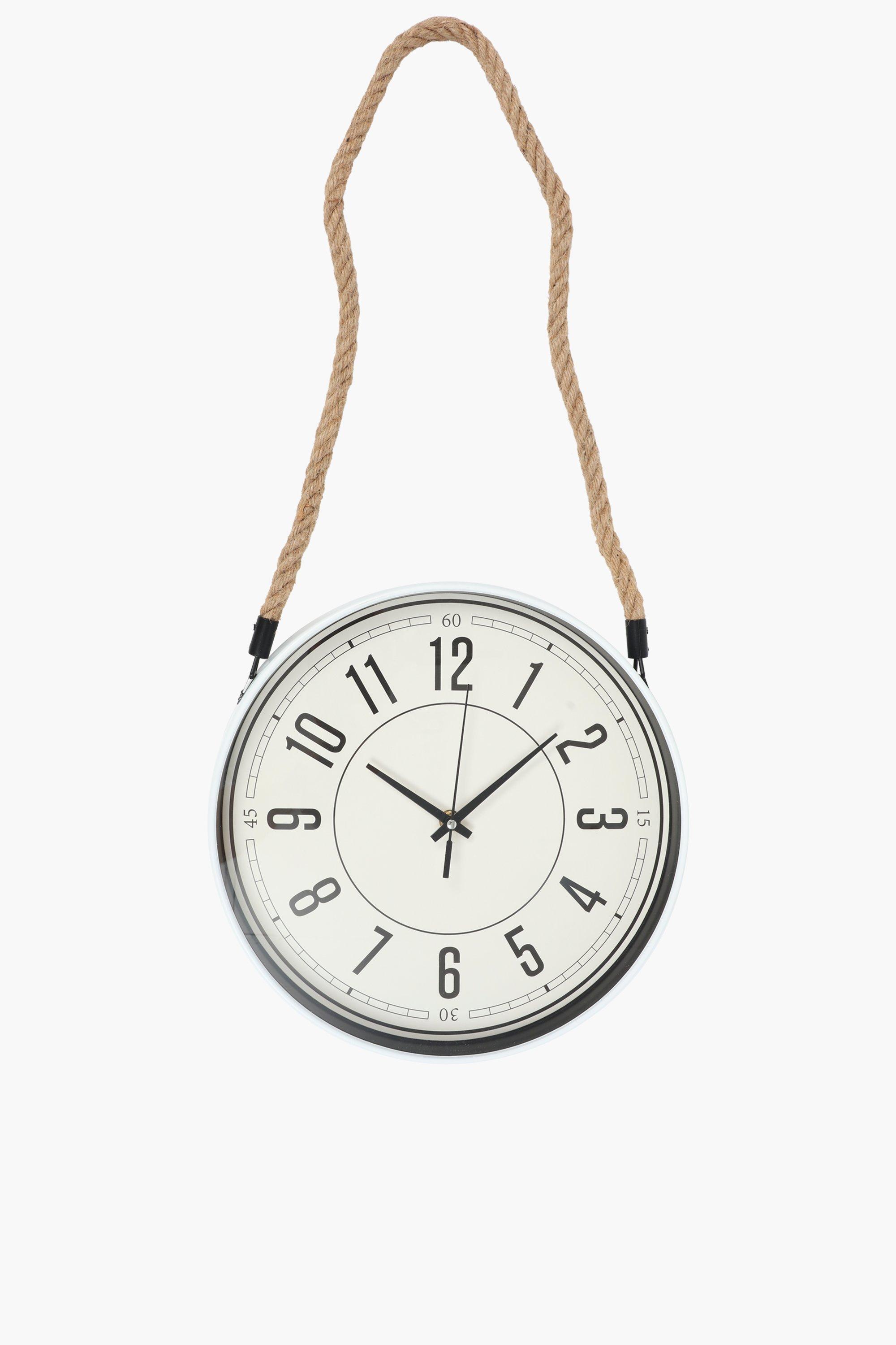Hanging Rope Coast Clock, 30cm