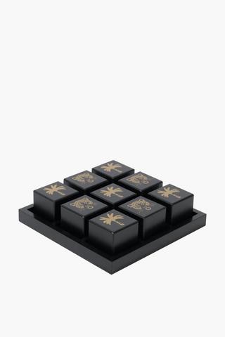 Leopard Palm Xoxo Decor Game, 15x3.5cm