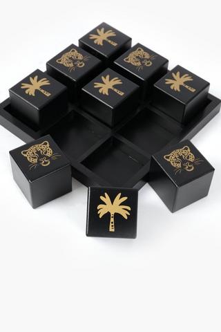 Leopard Palm Xoxo Decor Game, 15x3.5cm