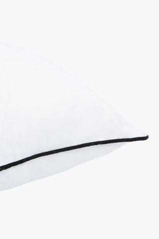 Printed Figurative Urban Lady Scatter Cover Only, 50x50cm