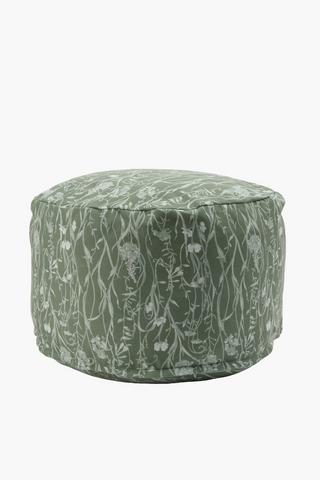 Print Pouffe Pennington Floral Sage