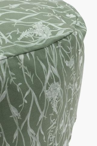 Print Pouffe Pennington Floral Sage
