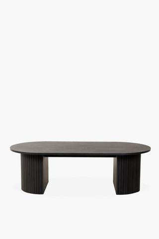 Fluted Ribbed Coffee Table