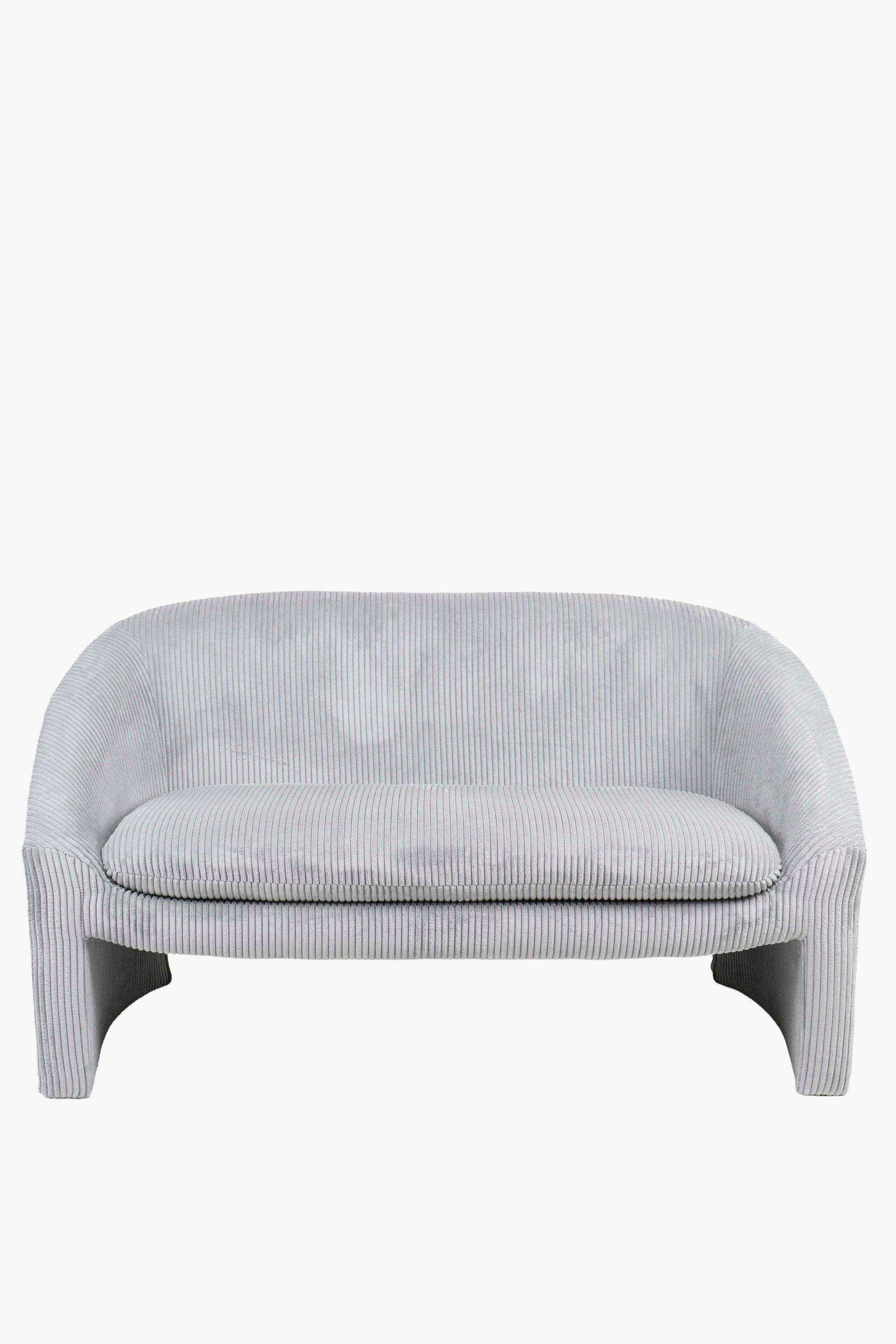 Ribbed Love Seat Sofa