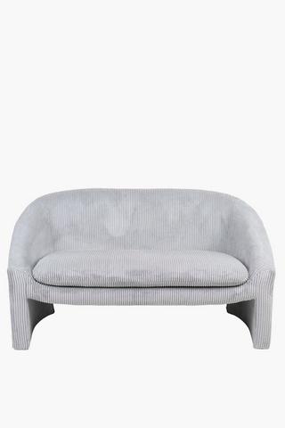Ribbed Love Seat Sofa