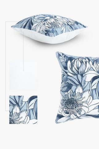 Printed Leilani Floral Scatter Cushion, 45x45cm