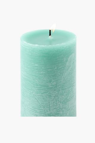 Eucalyptus Mint Pillar Candle, 7.5x14cm