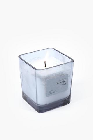 Peaceful Sky Square Candle, 130g