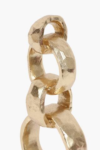 Interlocking Chain Statue, 10.5x27cm