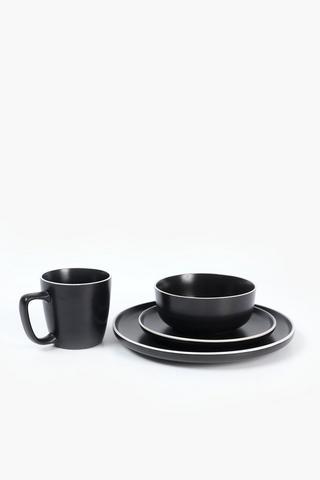 Matte Ceramic Rim Bowl