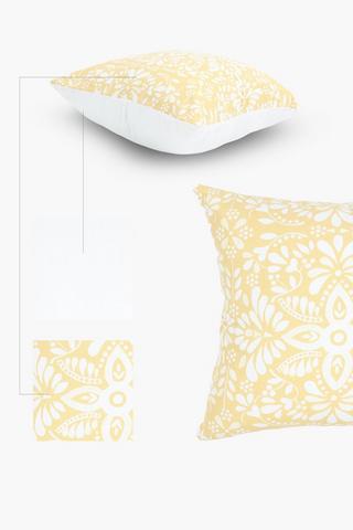 Printed Villiers Scatter Cushion, 45x45cm