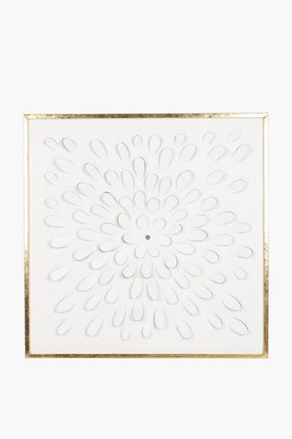 Dimensional Bloom Wall Art, 80x80cm