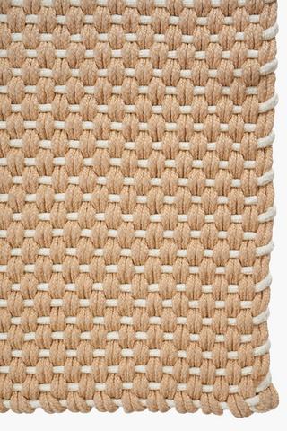 Knotted Ultra Violet Rope Door Mat, 50x70cm