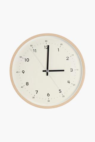 Framed Contempo Clock, 35cm