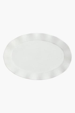 Wavy Ceramic Platter, 40cm