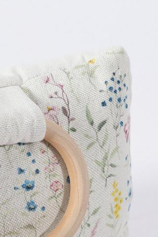 Printed Handbag Doorstop, 17x9x17cm