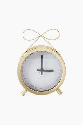 Bedside Bow Clock, 15x20cm