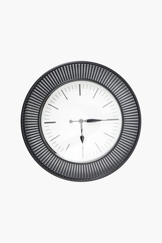 Slat Plastic Clock, 50cm