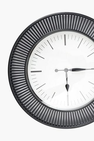 Slat Plastic Clock, 50cm