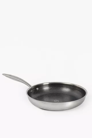 Masterchef Stainless Steel Matrix Frying Pan, 28cm