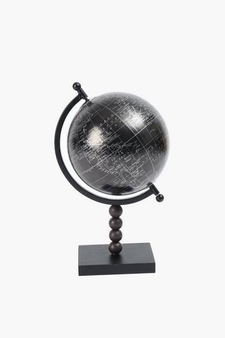 Standing Beaded Globe, 17x25.5cm
