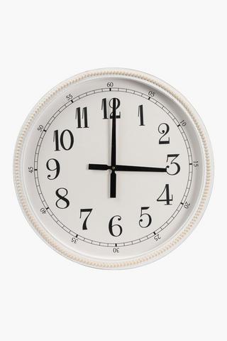 Amelia Washed Clock, 60cm
